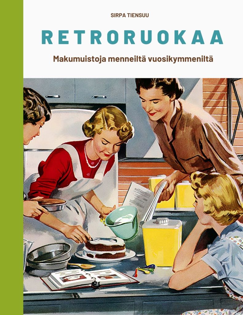 Retroruokaa kirjan kansi