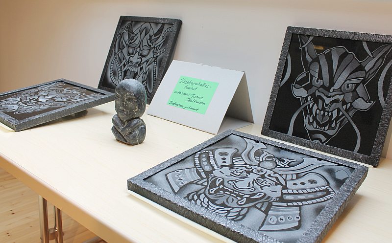 Hiekkapuhallustöitä, Voimapuu