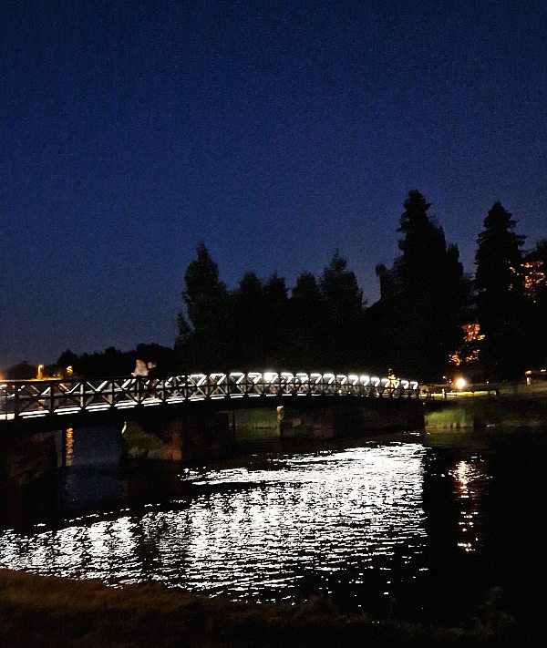 Savonlinnan luontoelokuvafestivaali, Silta iltavalaistuksessa, Voimapuu