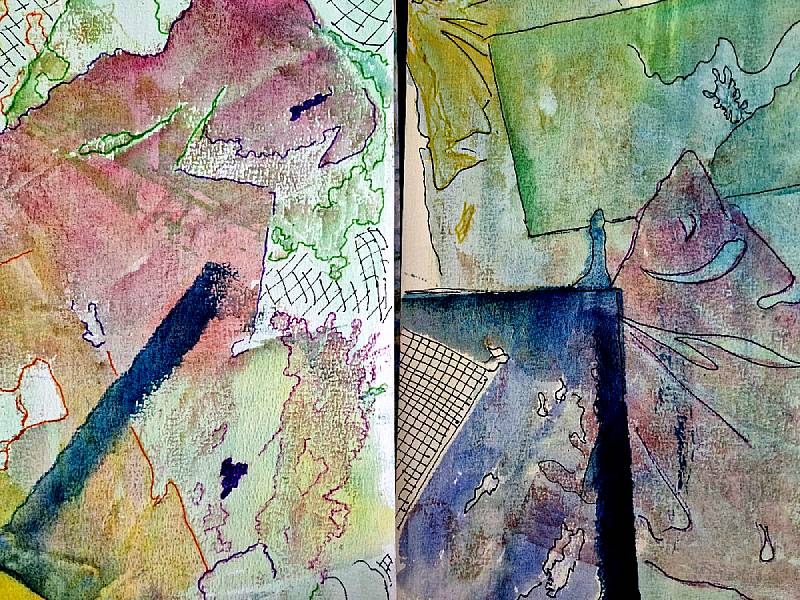 Taidepäiväkirja,lehdet. Taidepäiväkirja – voimaannuttavaa maalaamista. Voimapuu