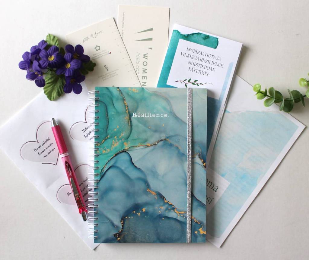 Valoa ja voimaa muistikirjapaketti -vihreä, Voimapuu