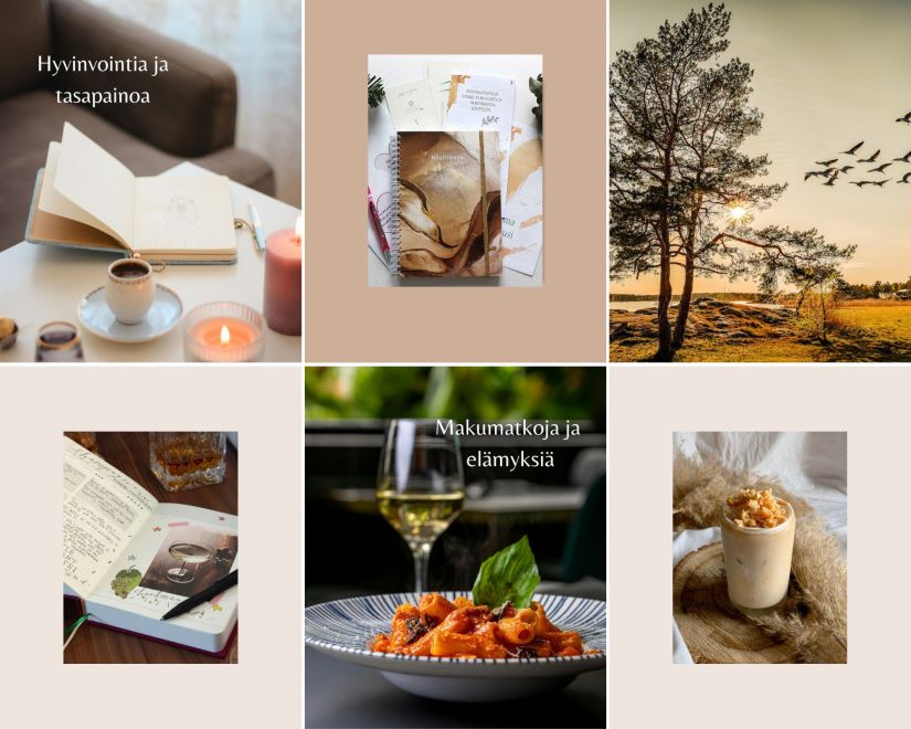 Kollaasi: Hyvinvointia ja makumatkoja